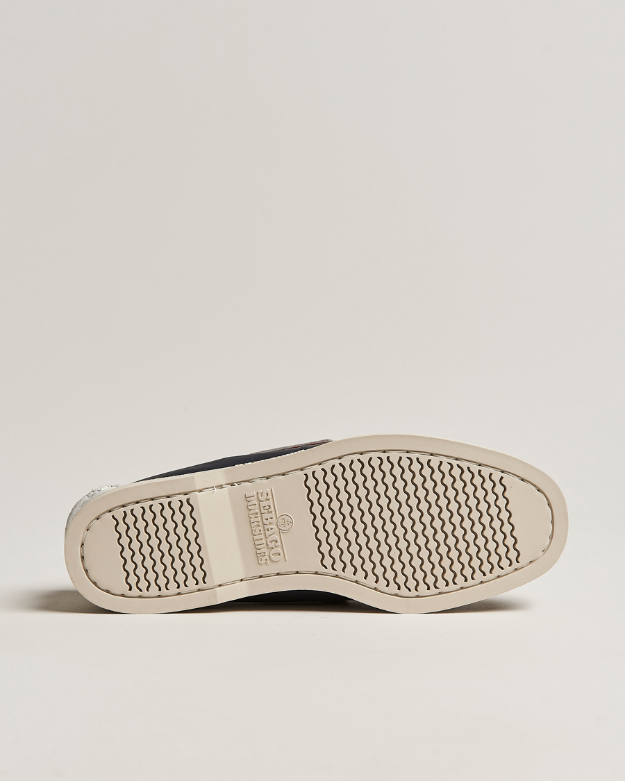 Herre | Sebago Portland Spinnaker Shoe Blue/Red/White | Sebago | Portland Spinnaker Shoe Blue/Red/White