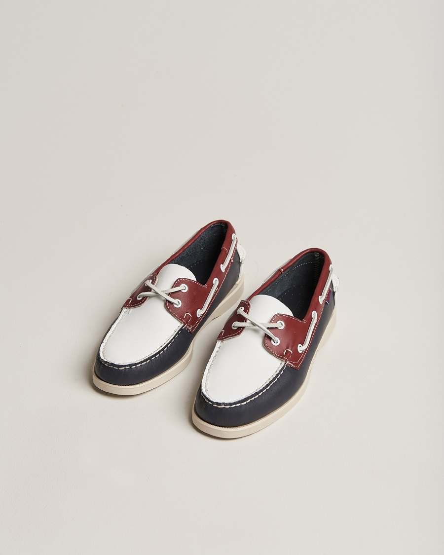 Herre | Sejlersko | Sebago | Portland Spinnaker Shoe Blue/Red/White