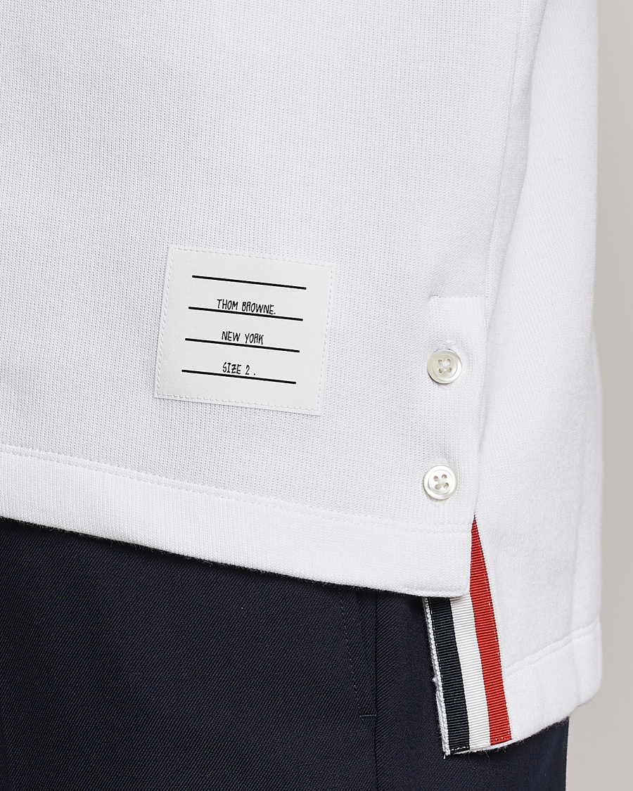 Herre | Polotrøjer | Thom Browne | Short Sleeve Pocket Polo White
