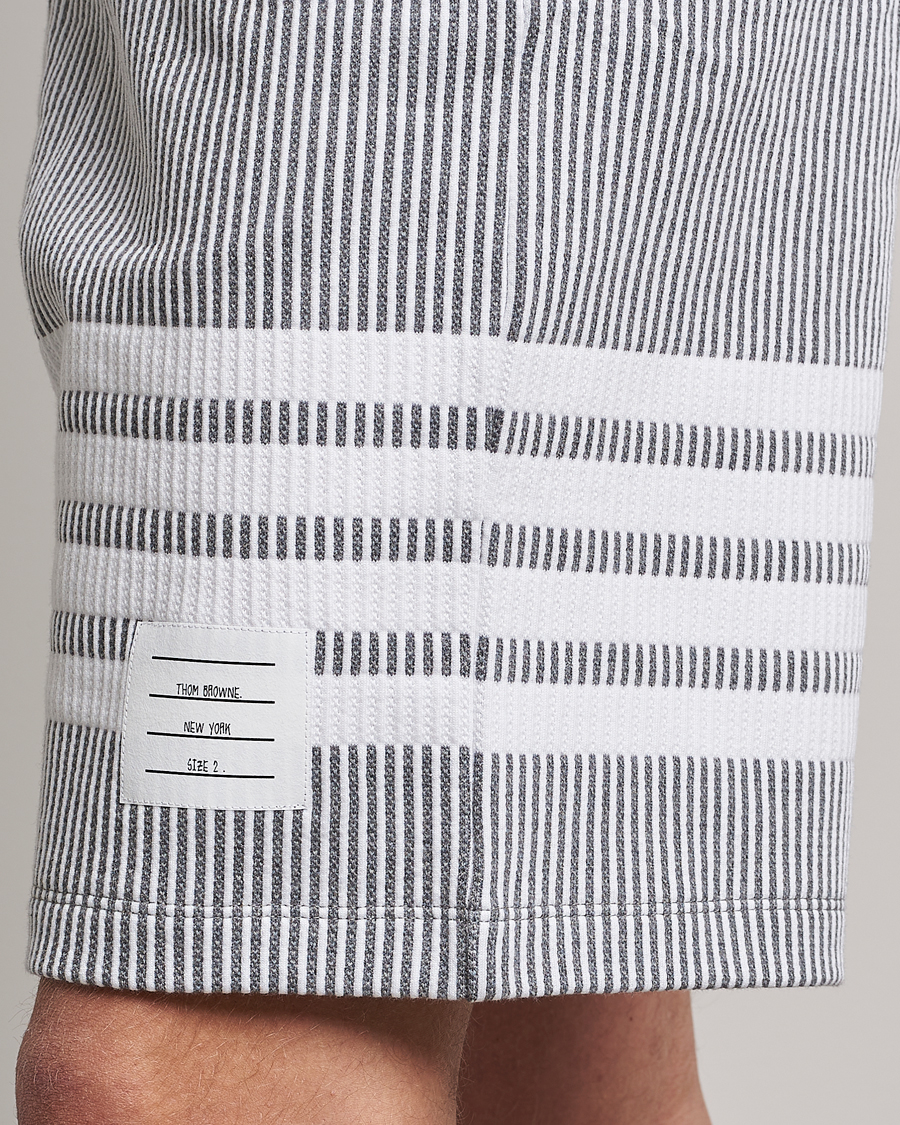Herre | Shorts | Thom Browne | Seersucker Loopback Shorts Light Grey