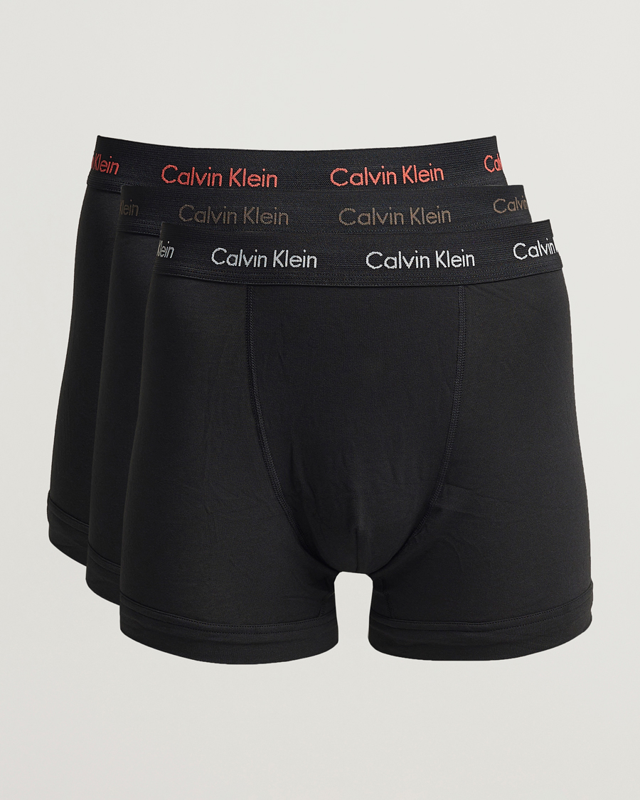 Herre | Undertøj | Calvin Klein | Cotton Stretch Trunk 3-Pack Black
