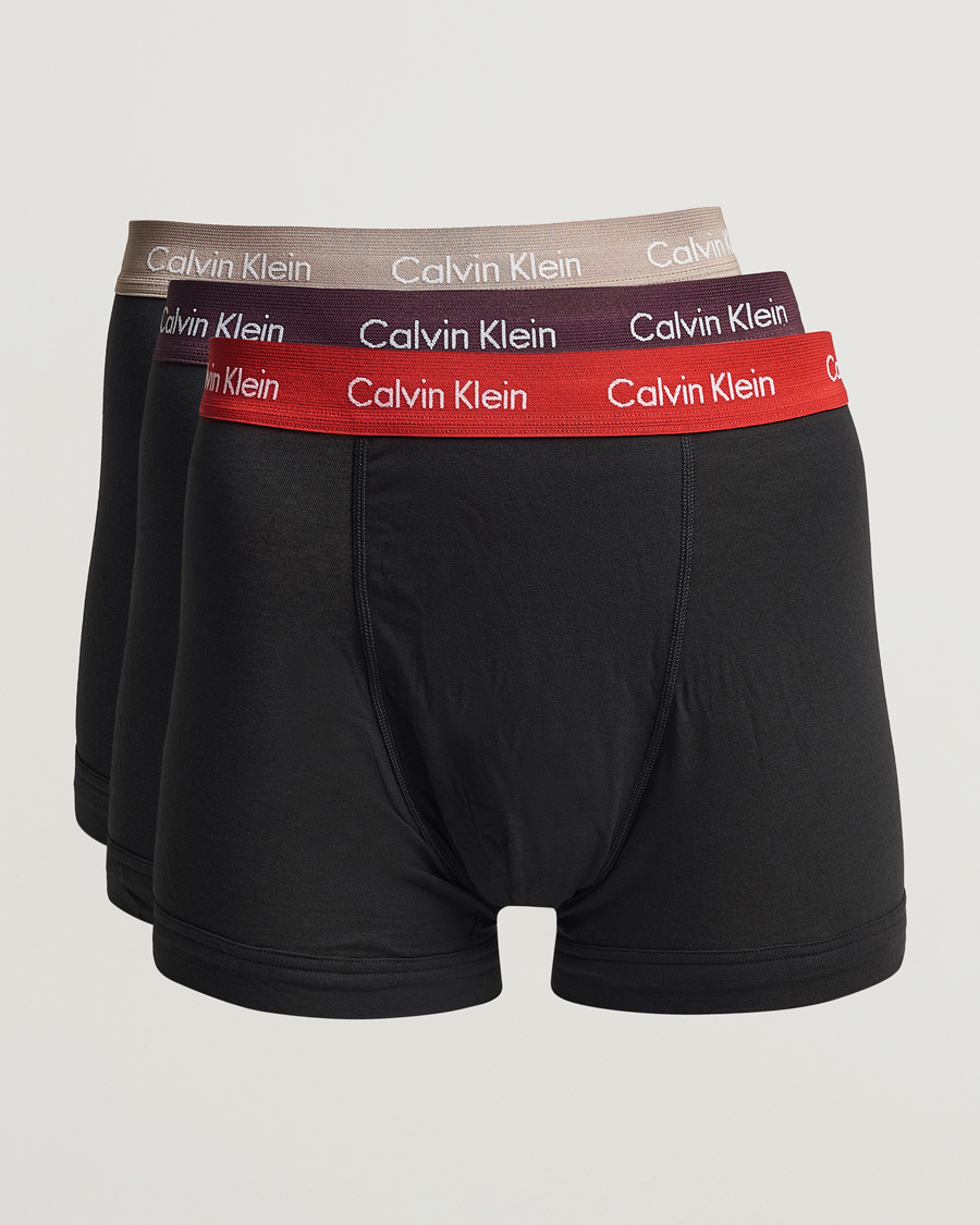 Herre | Undertøj | Calvin Klein | Cotton Stretch Trunk 3-Pack Black