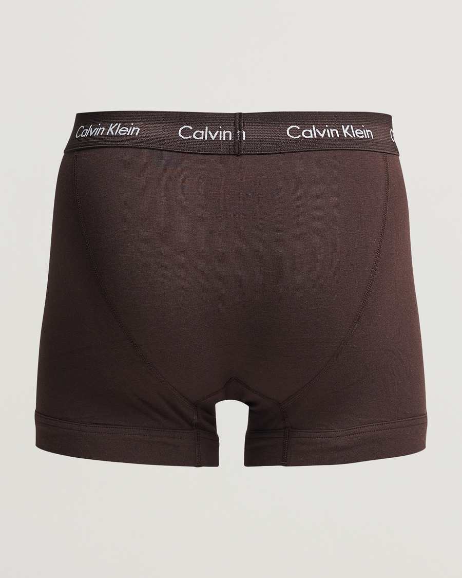 Herre | Undertøj | Calvin Klein | Cotton Stretch Trunk 3-Pack Black/Umber/Woodland