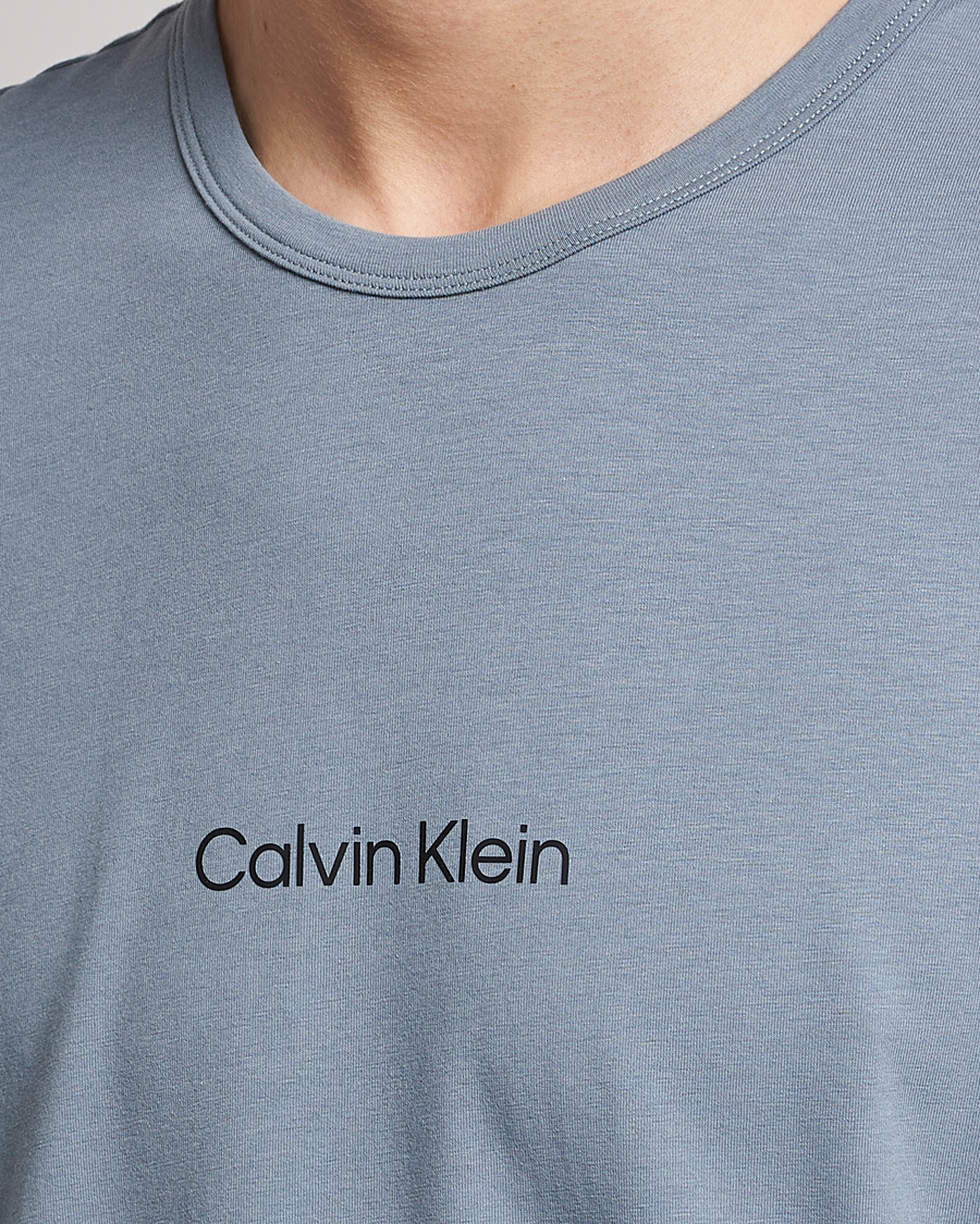 Herre | T-Shirts | Calvin Klein | Logo Crew Neck Loungewear T-Shirt Beloved Blue