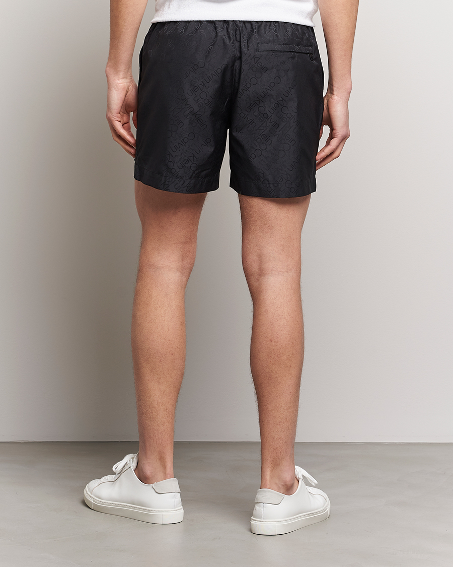 Herre | Badebukser | Calvin Klein | Tailored Monogram Swimshorts Black