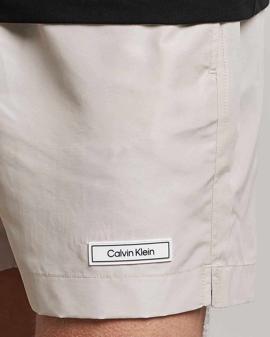 Herre | Badebukser | Calvin Klein | Logo Drawstring Swimshorts Stony Beige
