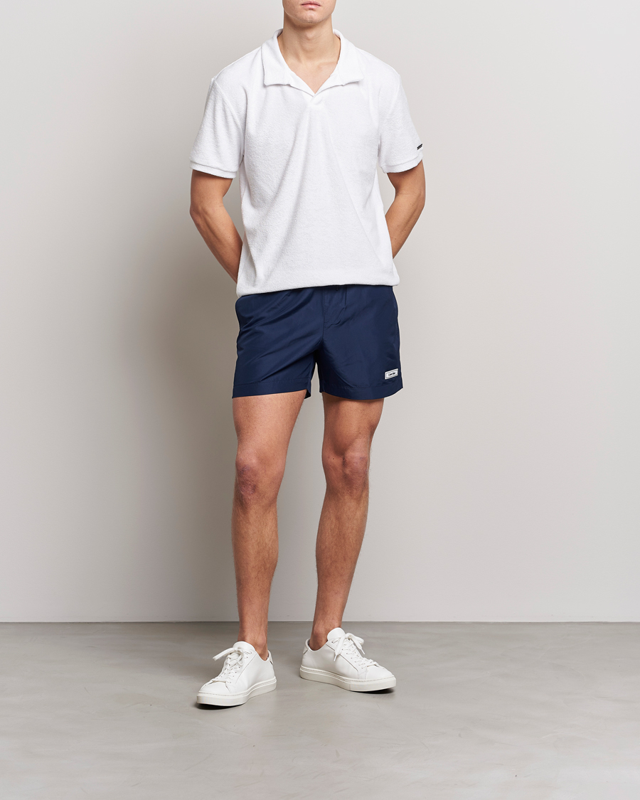 Herre | Badebukser | Calvin Klein | Logo Drawstring Swimshorts Navy Iris