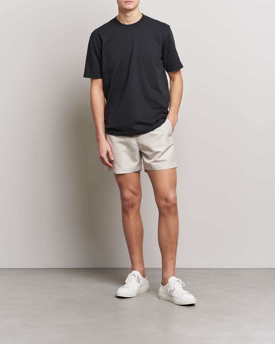 Herre | Badebukser | Calvin Klein | Side Logo Drawstring Swimshorts Stony Beige