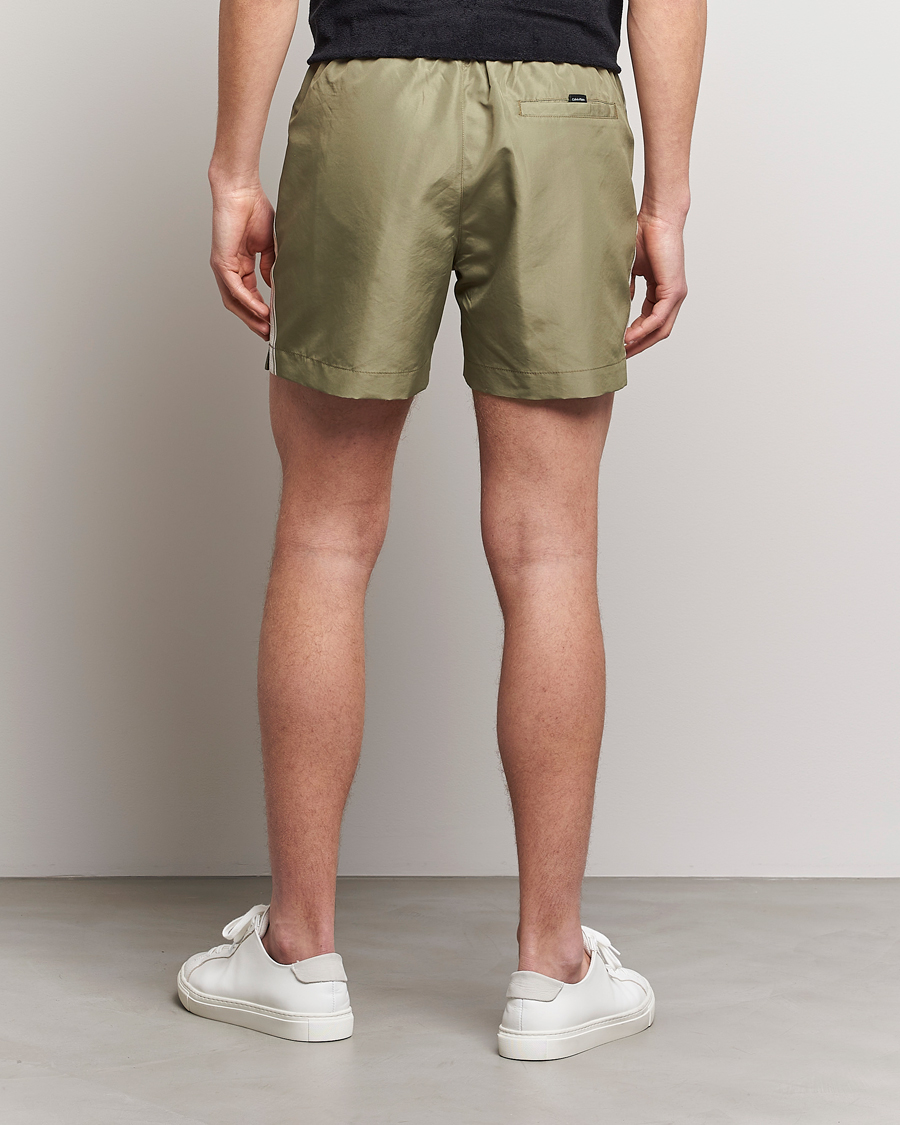 Herre | Badebukser | Calvin Klein | Side Logo Drawstring Swimshorts Delta Green