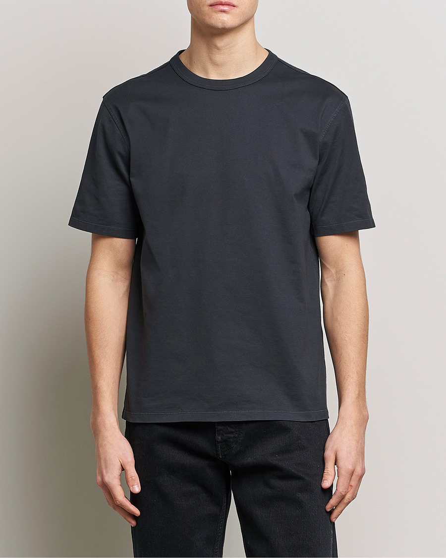 Herre |  | Ten c | Garment Dyed Cotton Jersey T-Shirt Blue Grey
