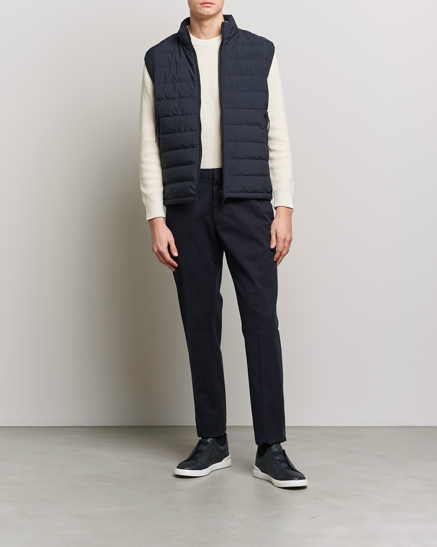 Herre | Jakker | Zegna | Stratos Padded Gilet Navy