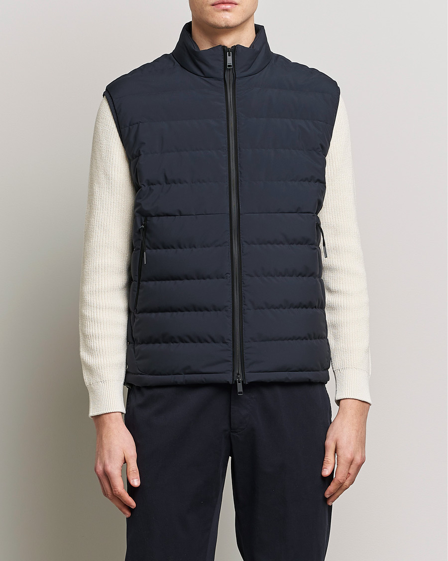 Herre | Veste | Zegna | Stratos Padded Gilet Navy