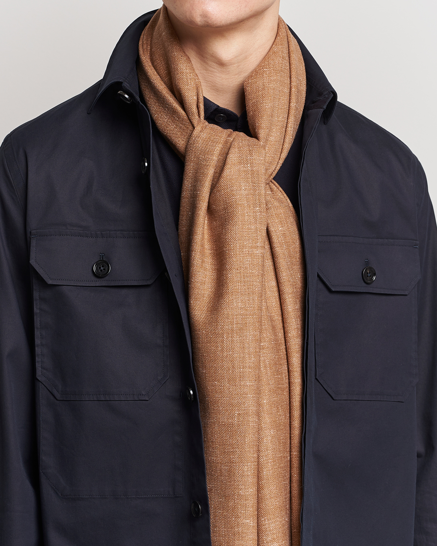 Herre | Halstørklæder | Zegna | Oasi Cashmere/Linen Scarf Beige