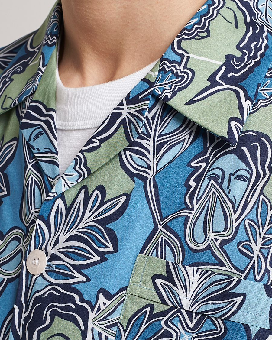 Herre | Pyjamas & Morgenkåber | Derek Rose | Shortie Printed Cotton Pyjama Set Multi