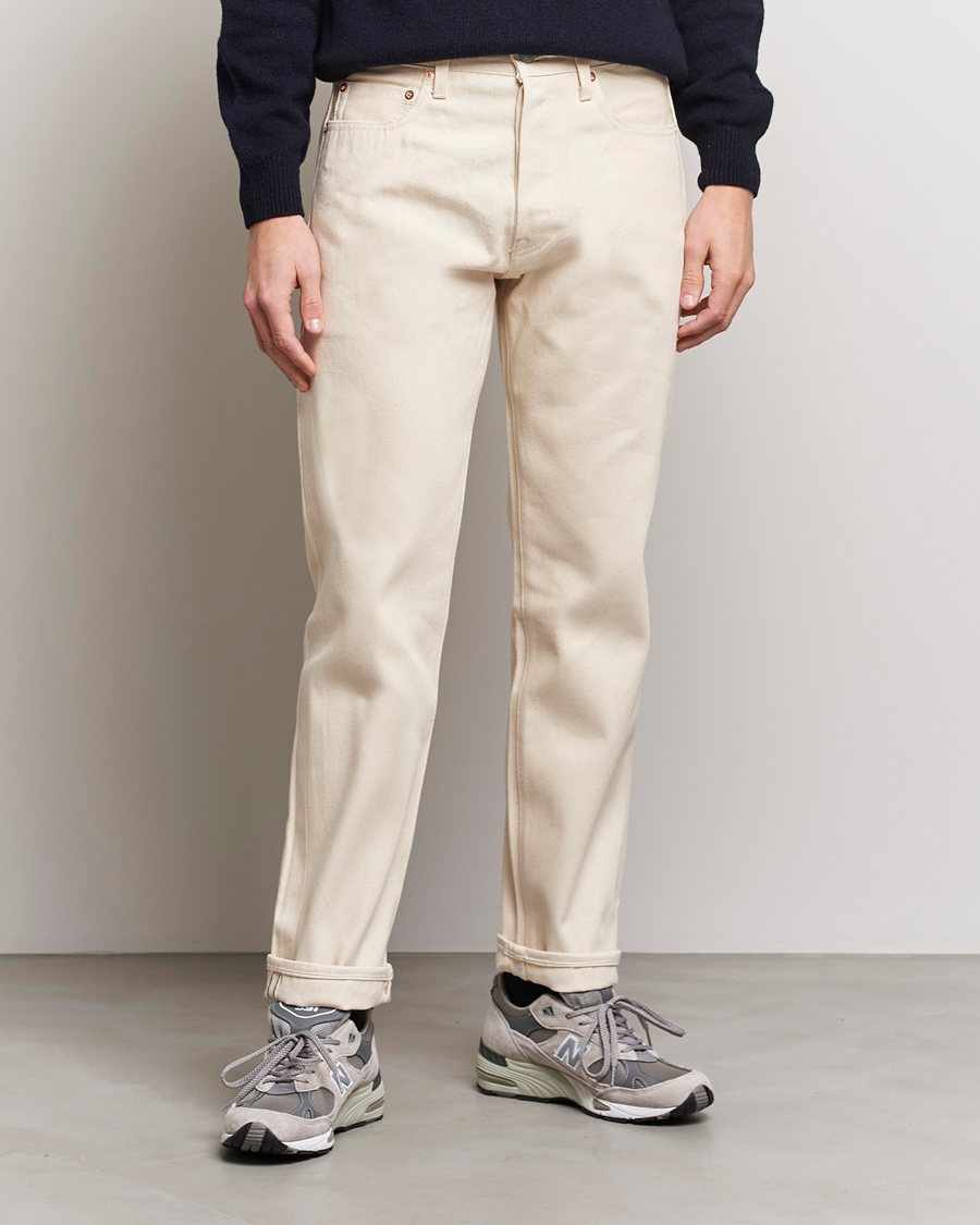 Herre | Straight leg | Levi's | 80`s 501 LMC Jeans White Rigid