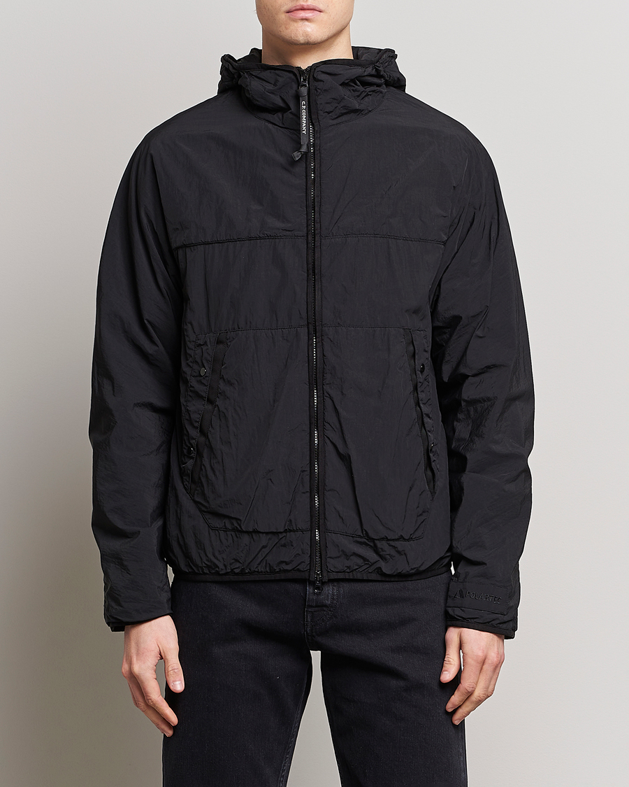 Herre | Moderne jakker | C.P. Company | Polartek G.D.P.Nylon Hood Jacket Black