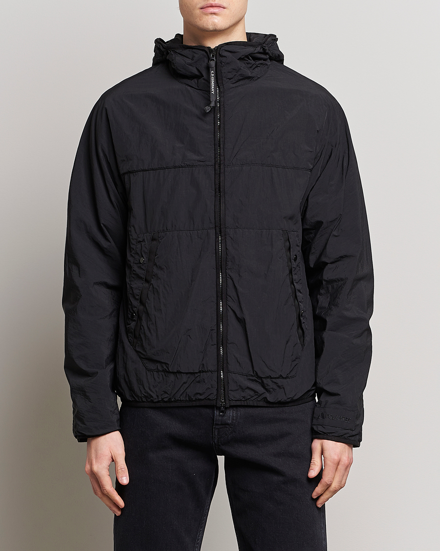 Herre | Jakker | C.P. Company | Polartek G.D.P.Nylon Hood Jacket Black