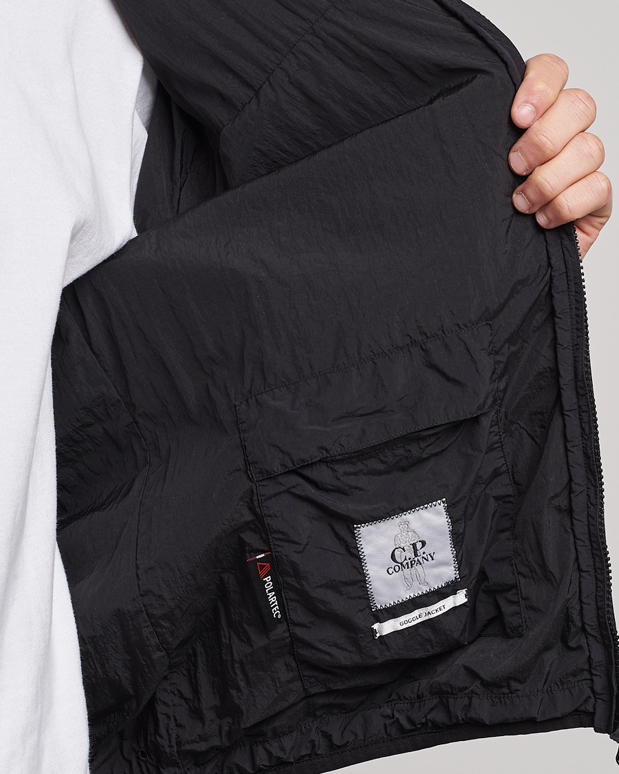 Herre | Jakker | C.P. Company | Polartek G.D.P.Nylon Hood Jacket Black