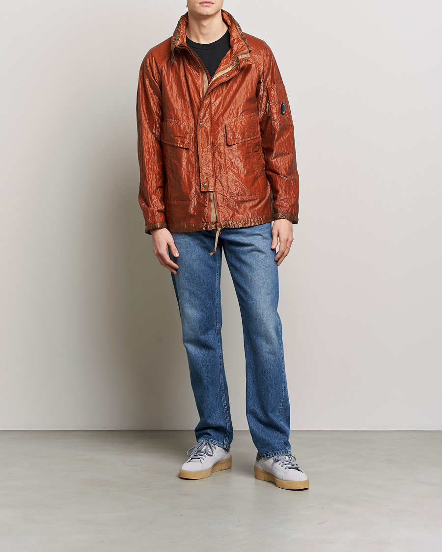 Herre | Jakker | C.P. Company | Kan-D Garment Dyed Nylon Jacket Rust