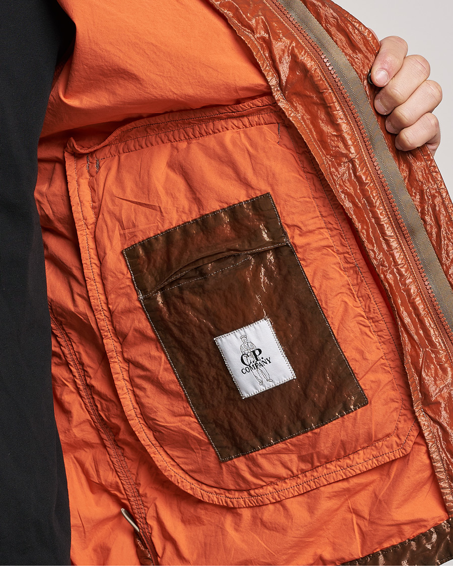 Herre | Jakker | C.P. Company | Kan-D Garment Dyed Nylon Jacket Rust