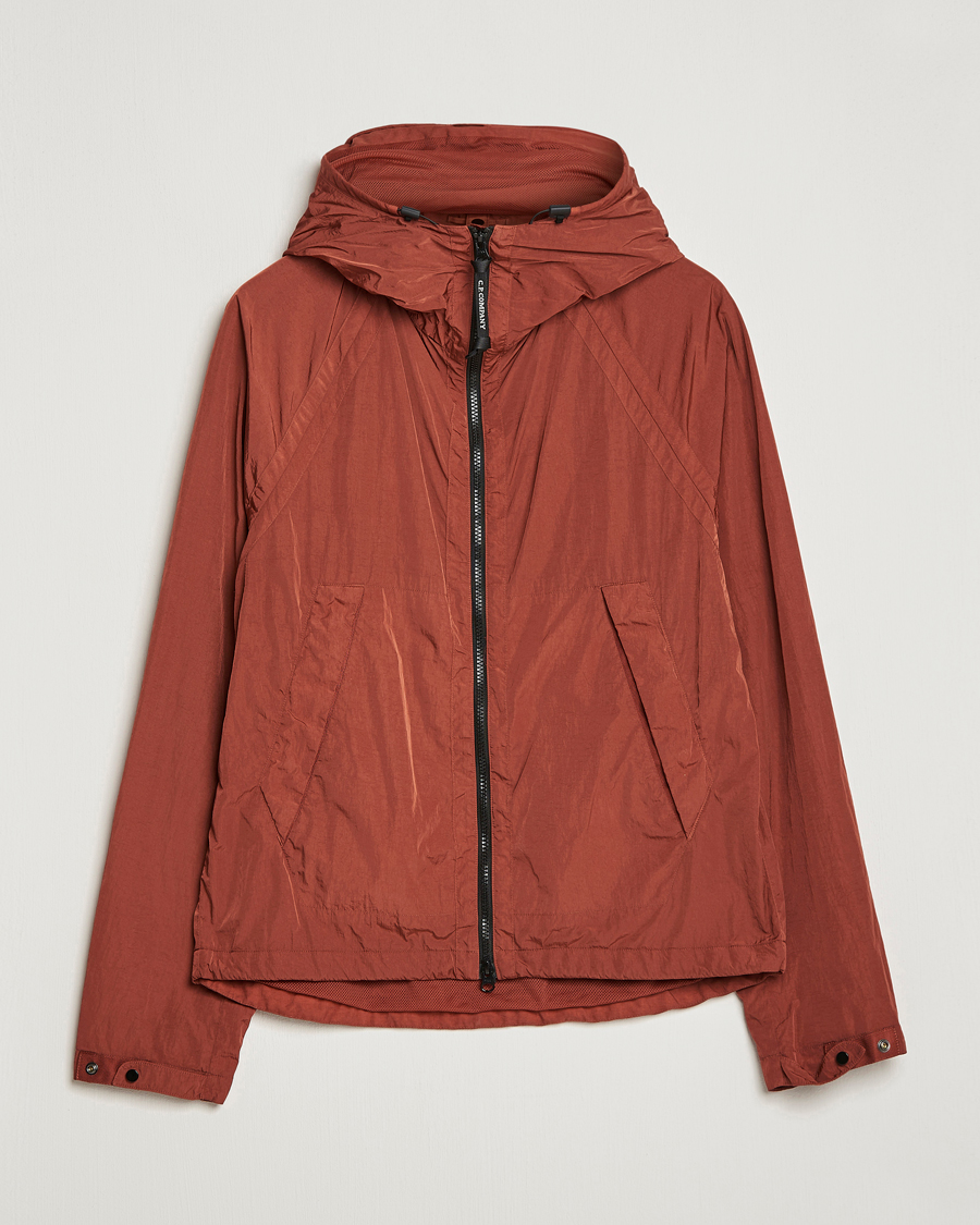 Herre | Jakker | C.P. Company | Chrome Re-cycled Nylon Goggle Jacket Rust