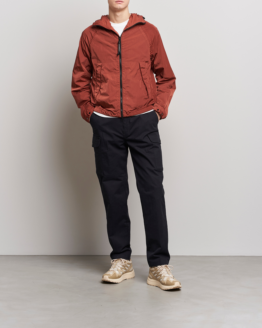 Herre | Jakker | C.P. Company | Chrome Re-cycled Nylon Goggle Jacket Rust