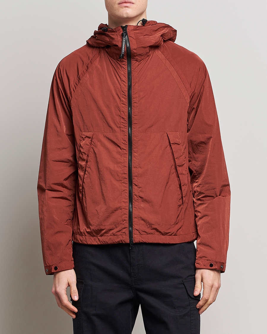 Herre | Jakker | C.P. Company | Chrome Re-cycled Nylon Goggle Jacket Rust