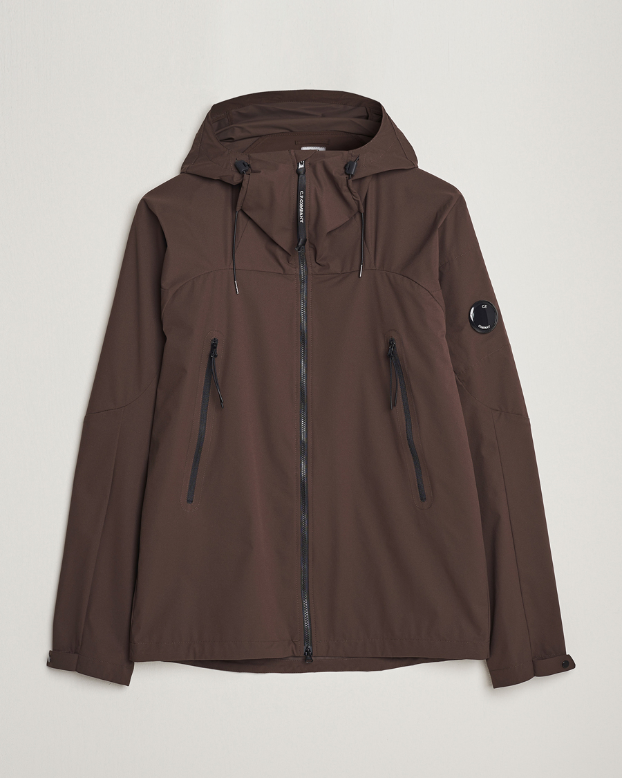 Herre | Jakker | C.P. Company | Pro-tek Hooded Lens Jacket Brown