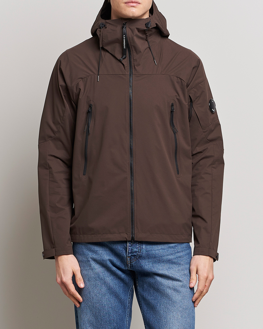 Herre | Jakker | C.P. Company | Pro-tek Hooded Lens Jacket Brown