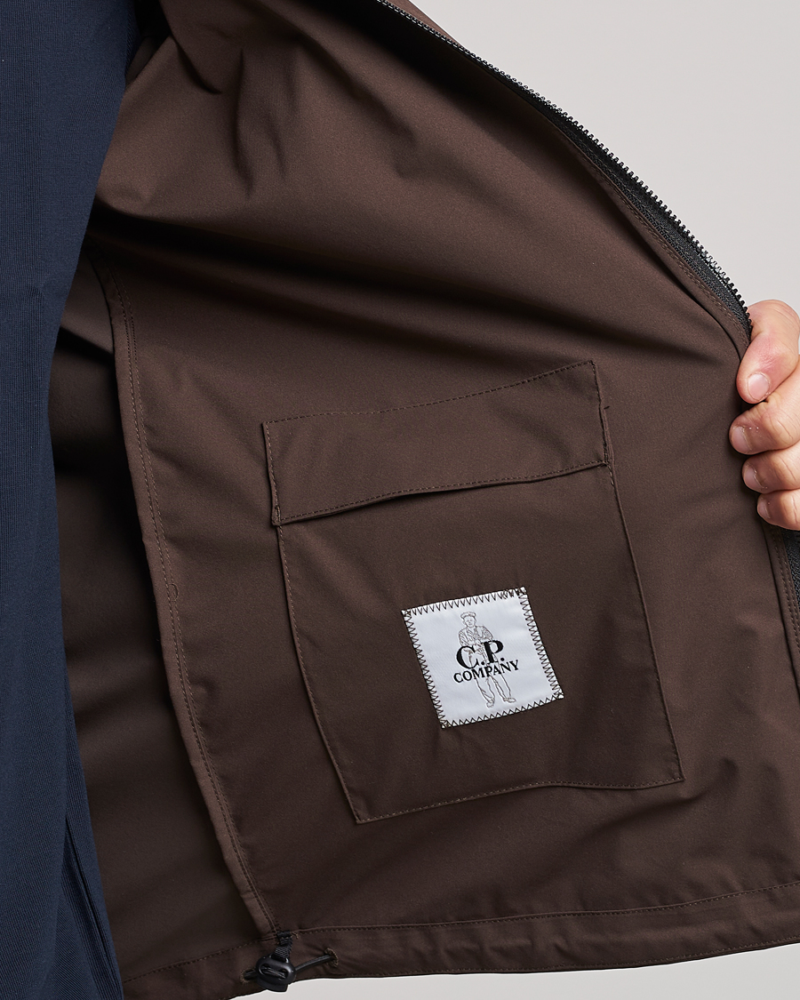 Herre | Jakker | C.P. Company | Pro-tek Hooded Lens Jacket Brown