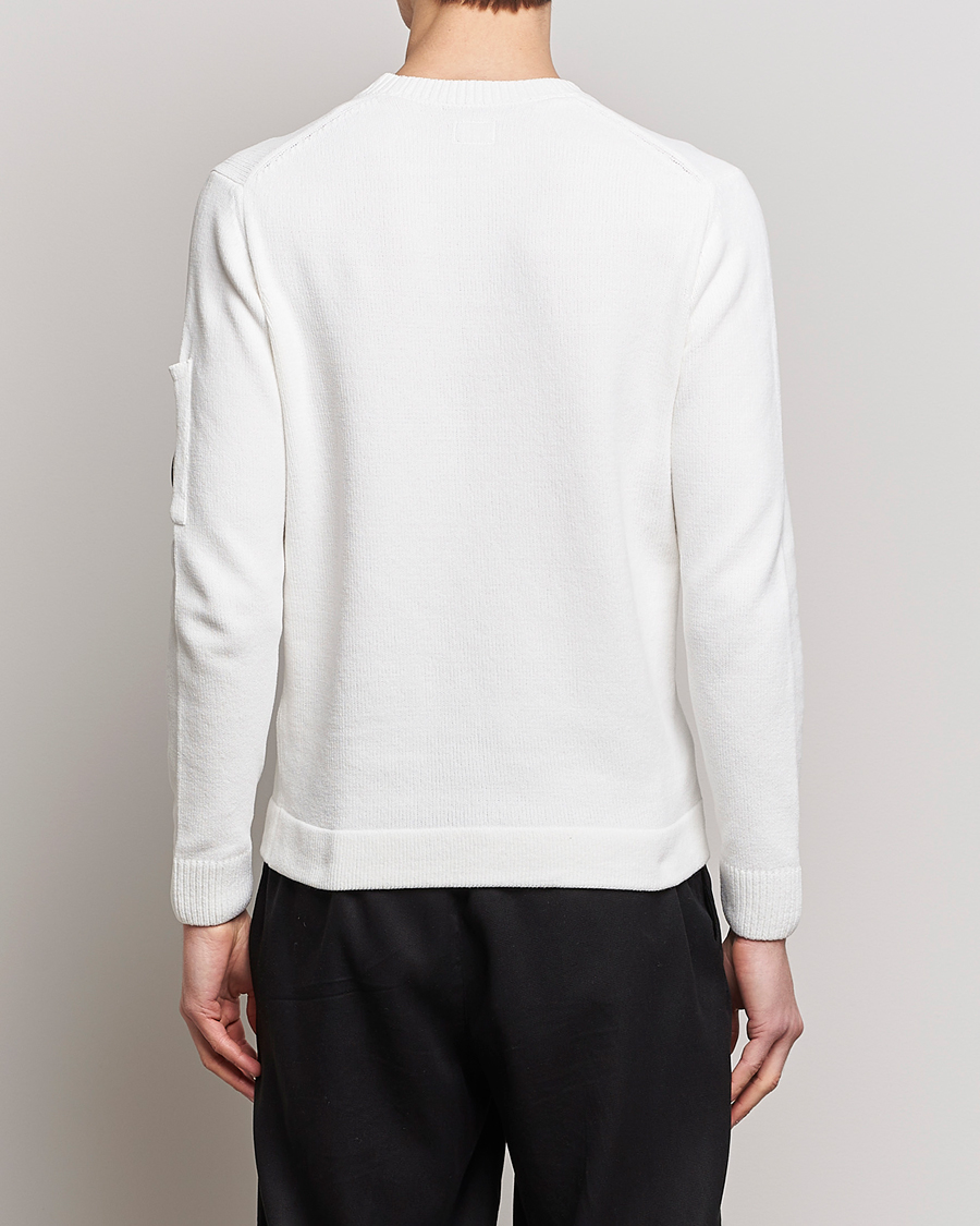 Herre | Trøjer | C.P. Company | Cotton Chenille Crew Neck White