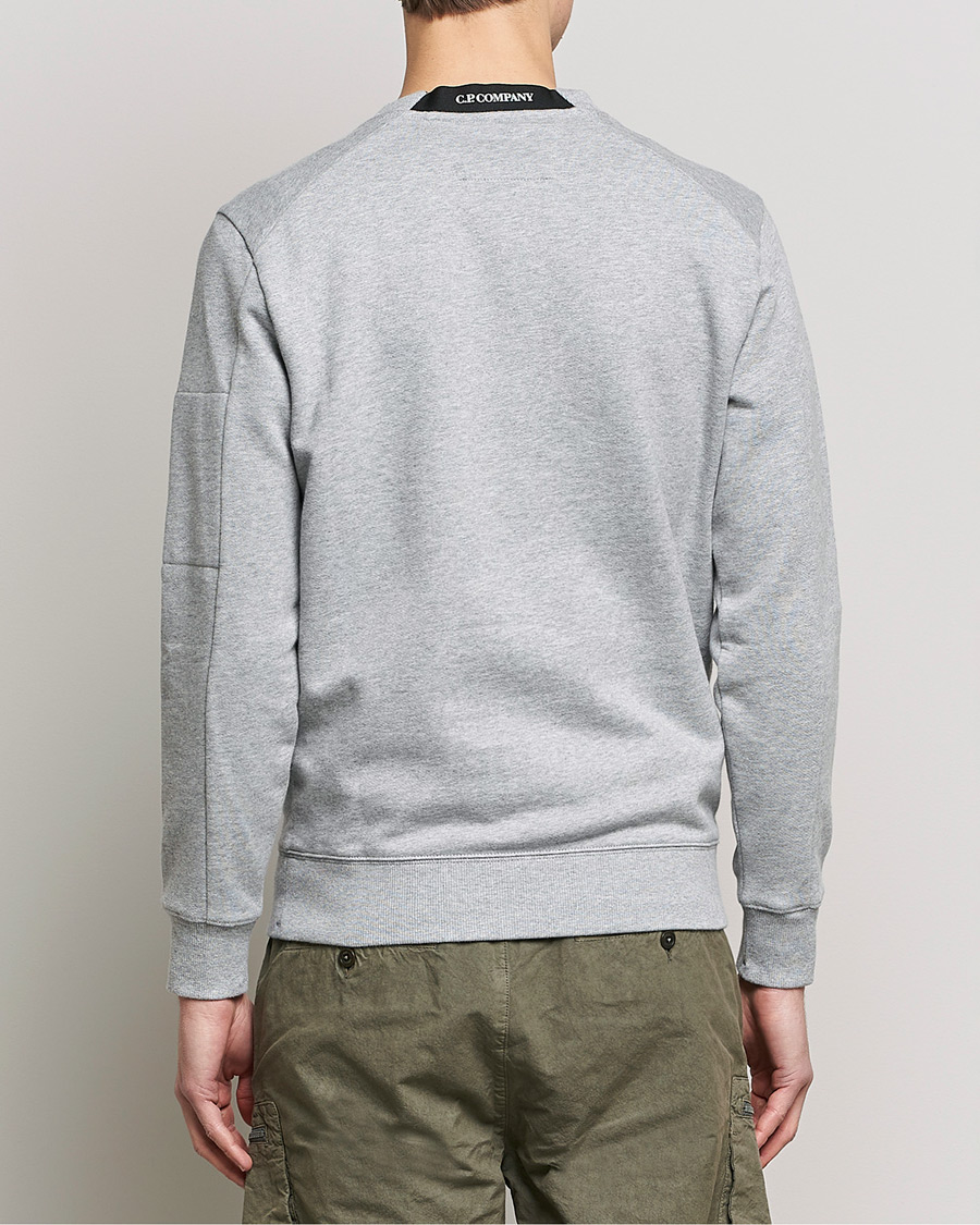 Herre | Trøjer | C.P. Company | Diagonal Raised Fleece Lens Sweatshirt Grey