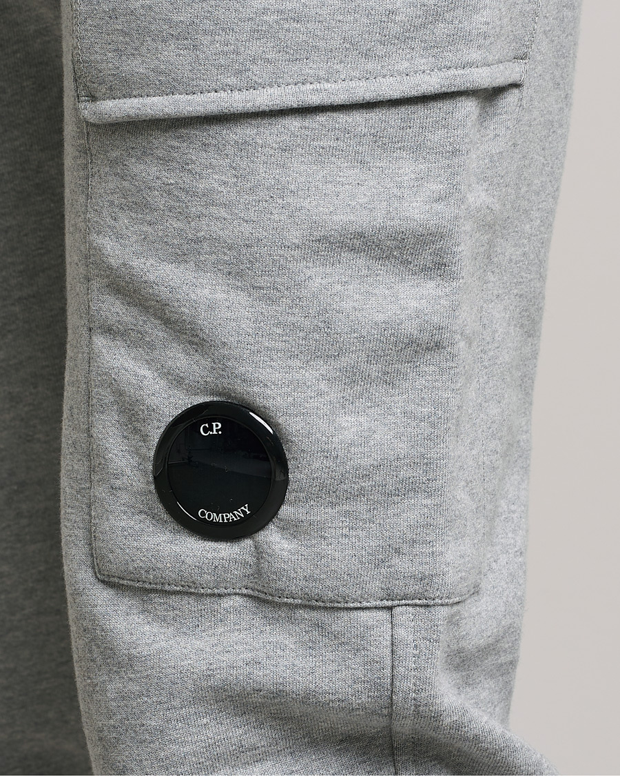 Herre | Bukser | C.P. Company | Diagonal Raised Fleece Lens Sweatpants Grey