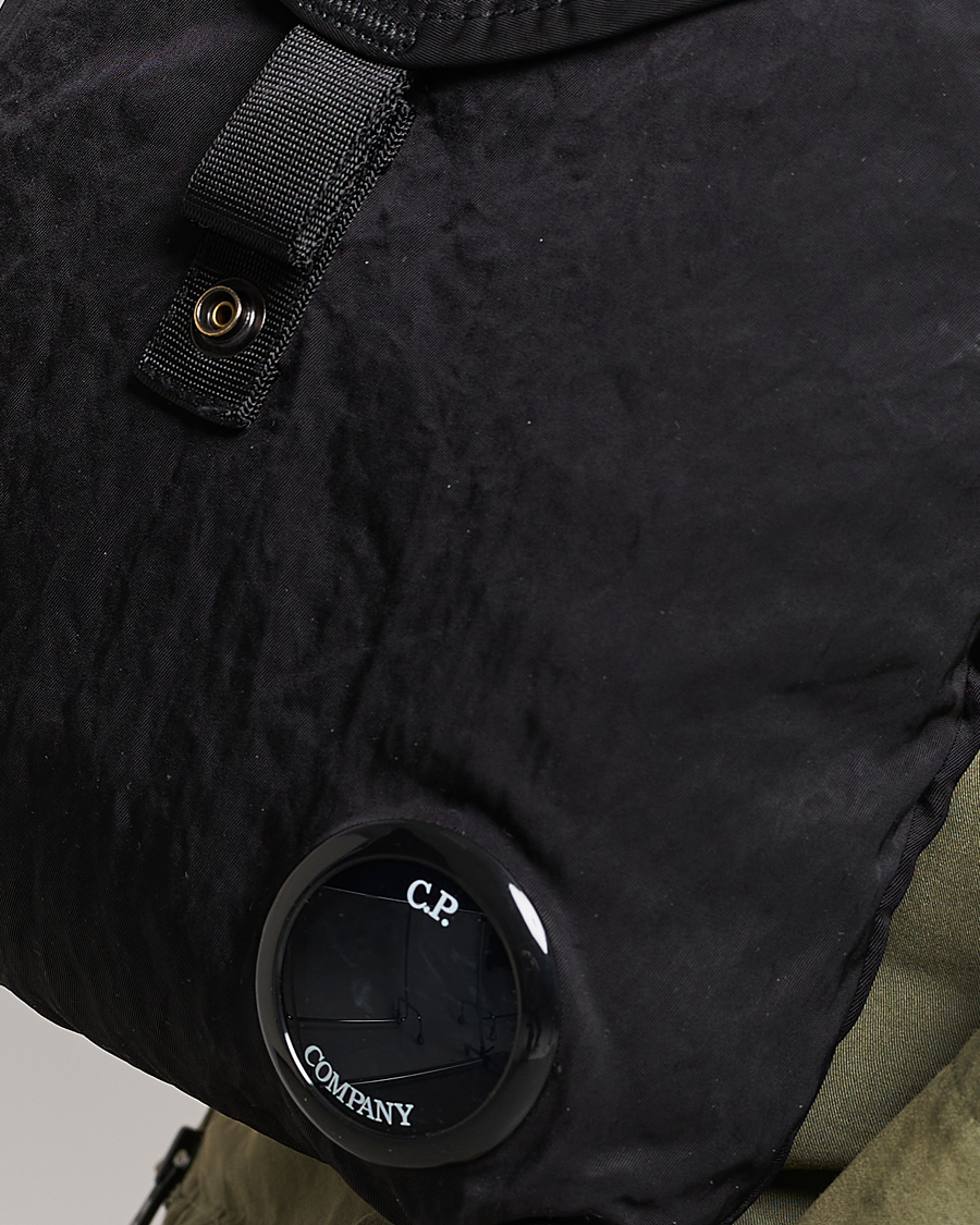 Herre | C.P. Company Nylon B Small Shoulder Bag Black | C.P. Company | Nylon B Small Shoulder Bag Black