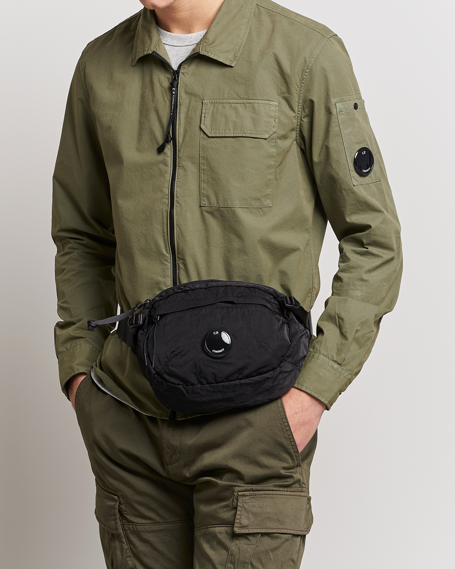 Herre | Skuldertasker | C.P. Company | Nylon B Small Accessorie Bag Black