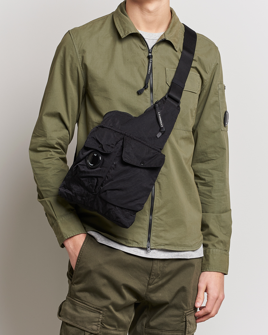 Herre | Tasker | C.P. Company | Nylon B Shoulder Bag Black