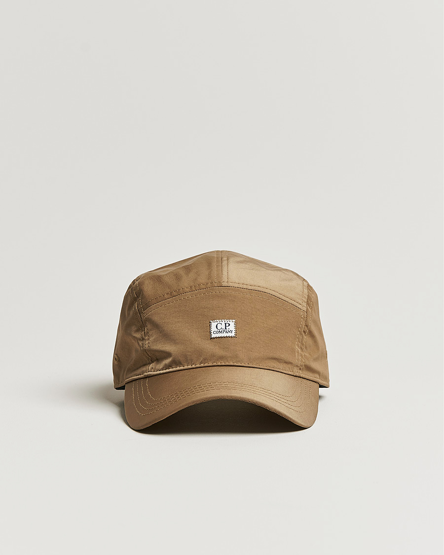 Herre | C.P. Company Chrome - R Cap Khaki brown | C.P. Company | Chrome - R Cap Khaki brown