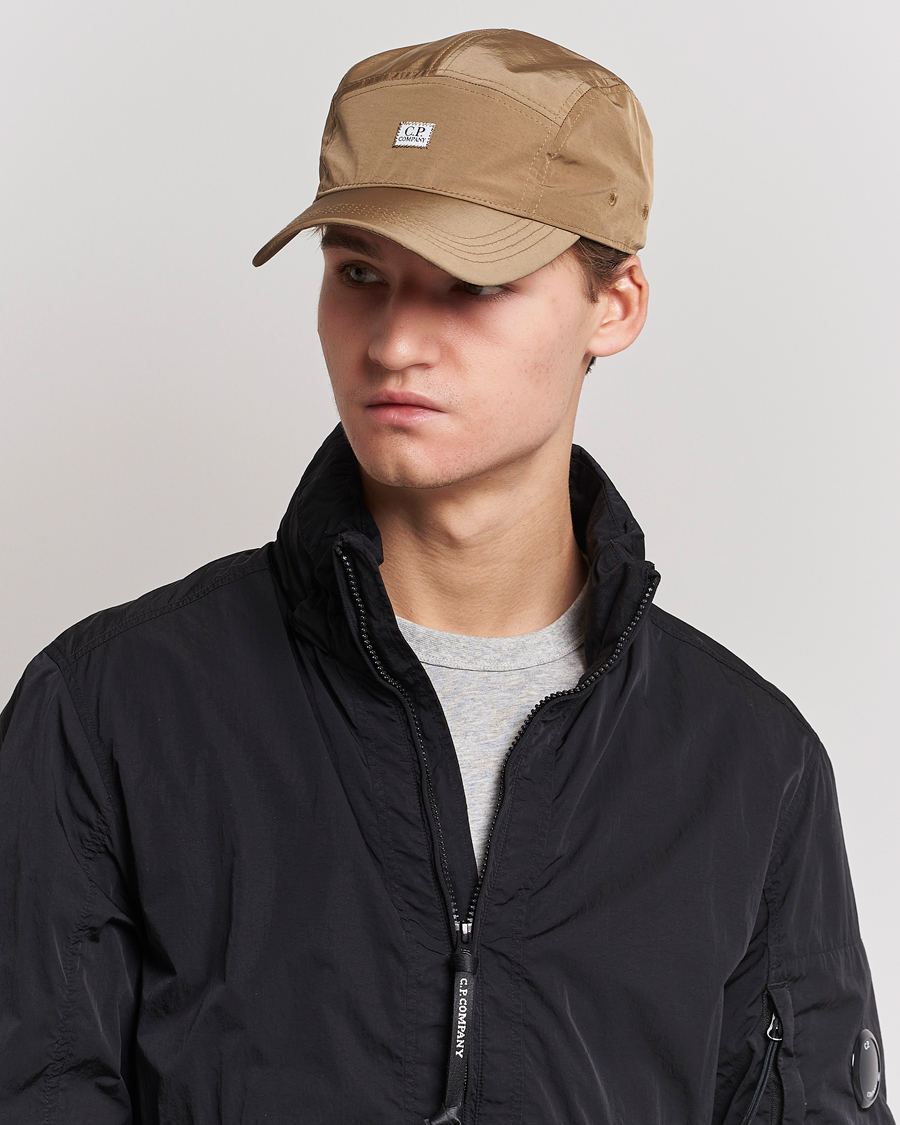 Herre | C.P. Company Chrome - R Cap Khaki brown | C.P. Company | Chrome - R Cap Khaki brown
