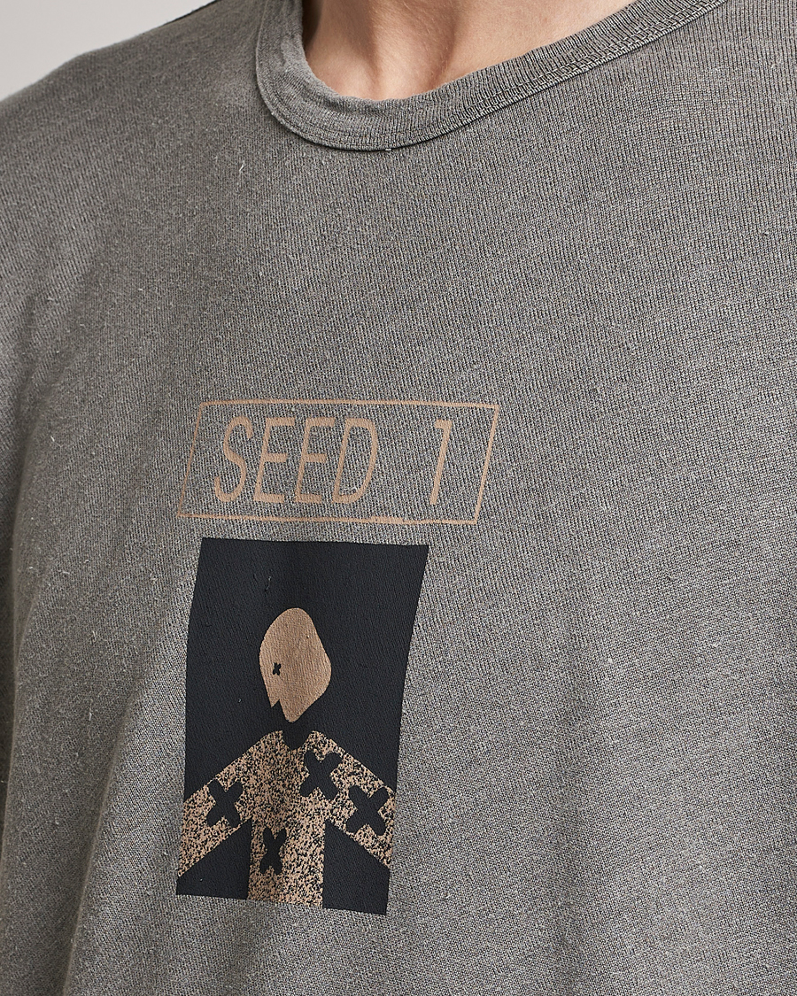 Herre | T-Shirts | C.P. Company | Seed Recycled Hemp T-Shirt Grey