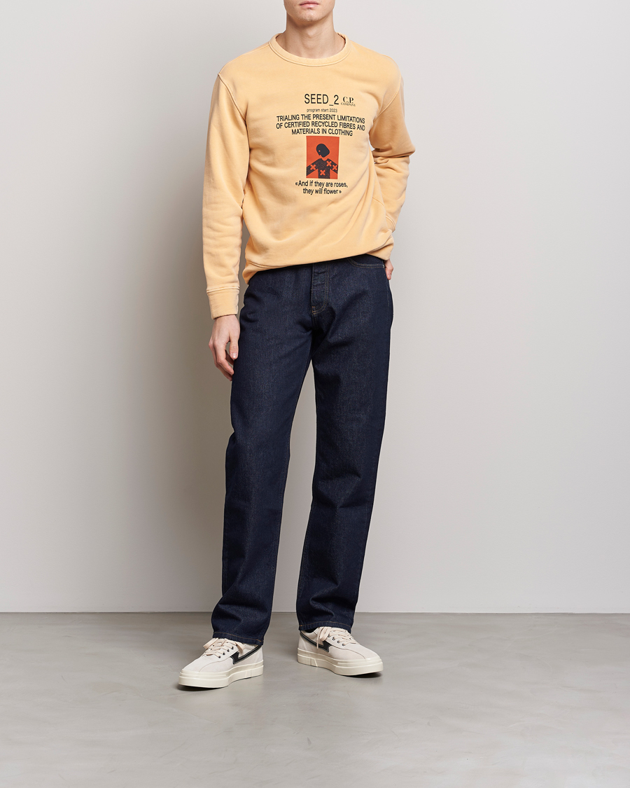 Herre | Trøjer | C.P. Company | Recycled Cotton Sweatshirt Orange