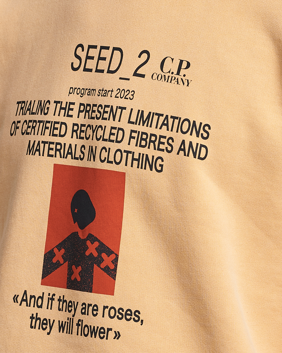 Herre | Trøjer | C.P. Company | Recycled Cotton Sweatshirt Orange
