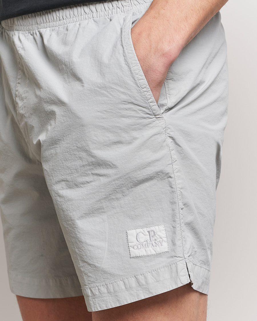 Herre | Badebukser | C.P. Company | Flatt Nylon Garment Dyed Swimshorts Grey