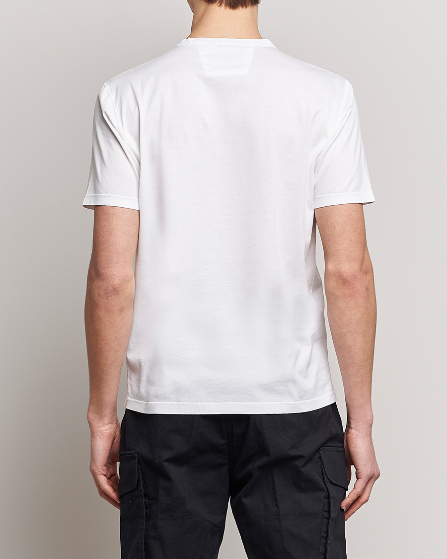 Herre | T-Shirts | C.P. Company | Mercerized Cotton Pocket T-Shirt White