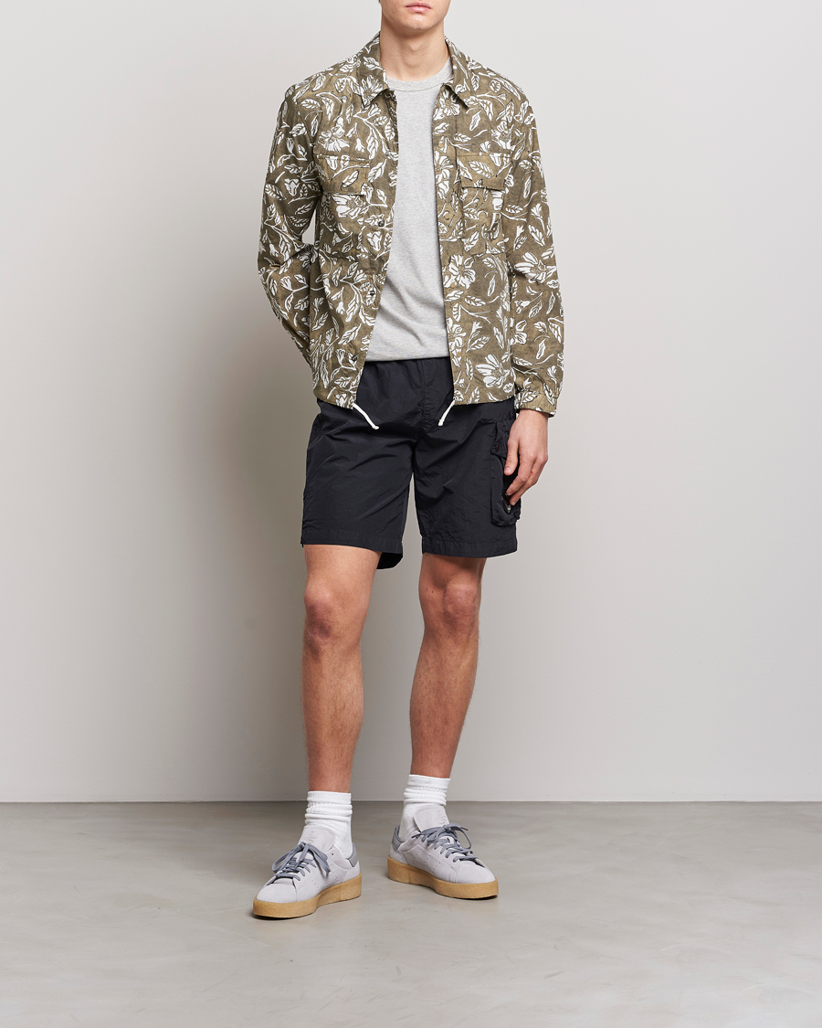 Herre | Shorts | C.P. Company | Flatt Nylon Garment Dyed Shorts Black