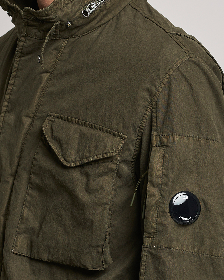 Herre | Jakker | C.P. Company | 50 Fili GUM Cotton Field Jacket Olive