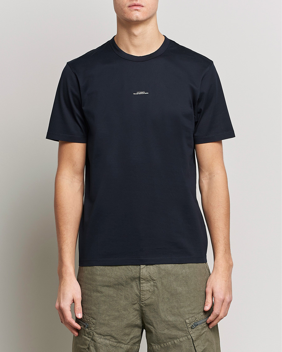 Herre |  | C.P. Company | Metropolis Mercerized Jersey T-Shirt Navy
