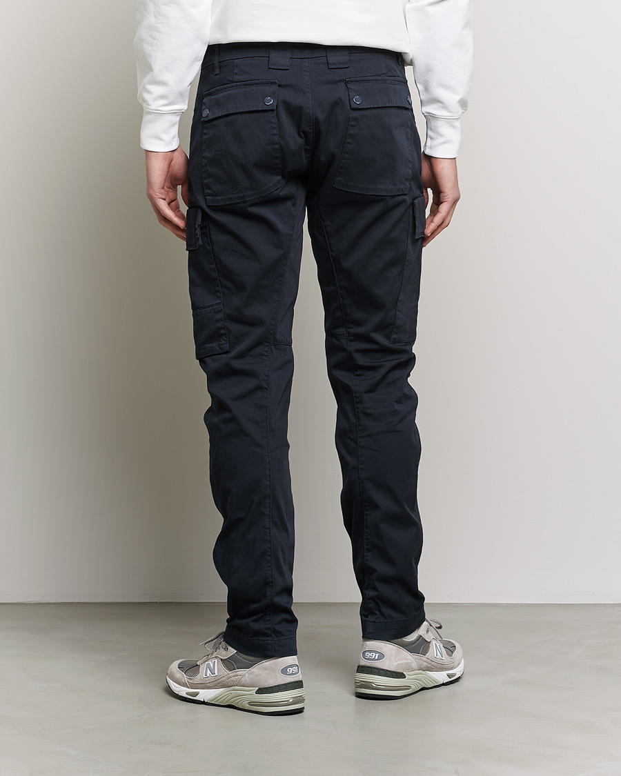 Herre | Bukser | C.P. Company | Metropolis Satin Stretch Cargo Pants Navy