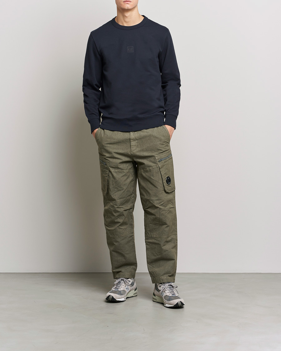 Herre | Trøjer | C.P. Company | Metropolis Stretch Fleece Sweatshirt Navy