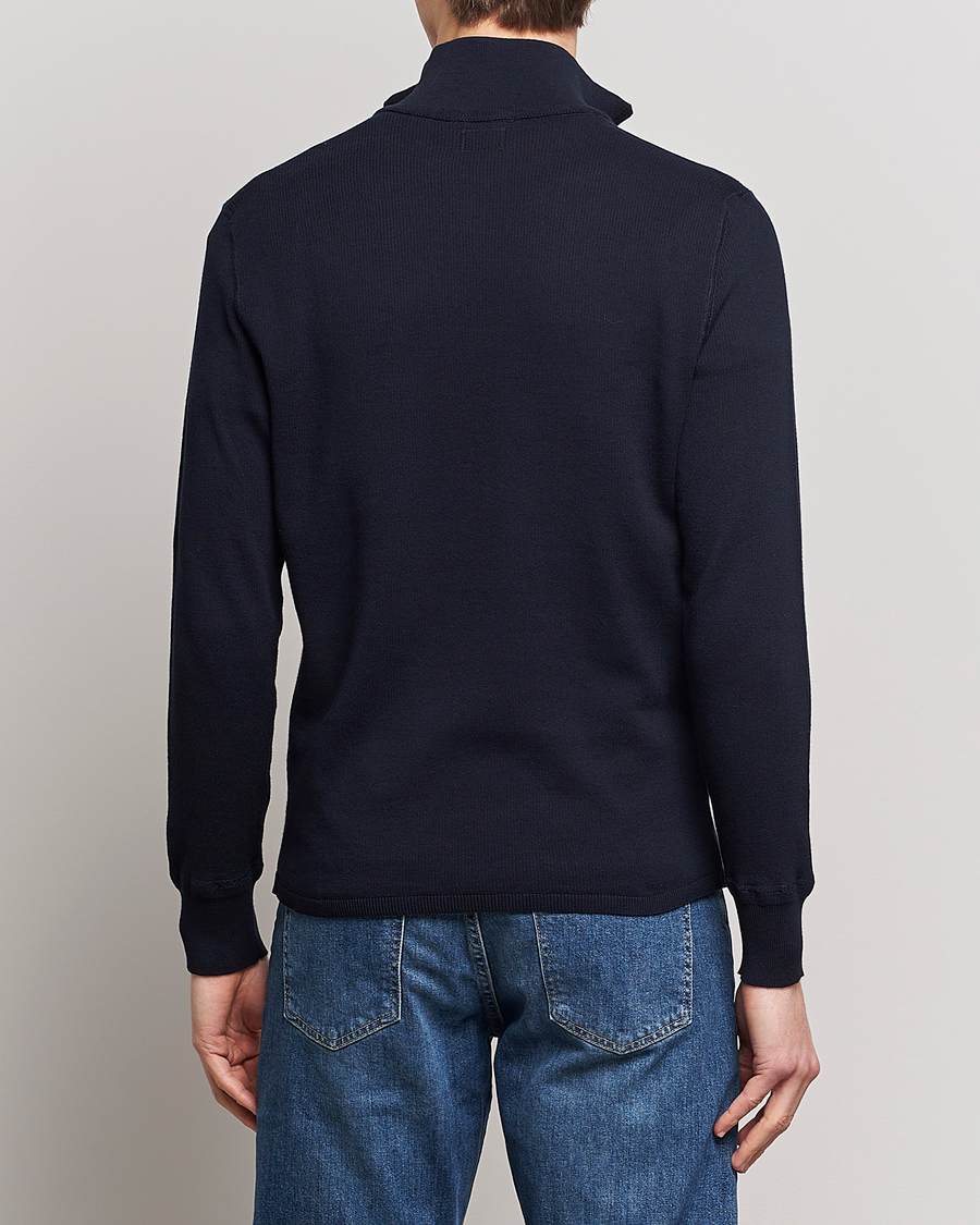 Herre | Trøjer | C.P. Company | Metropolis Cotton Crepe Half Zip Navy