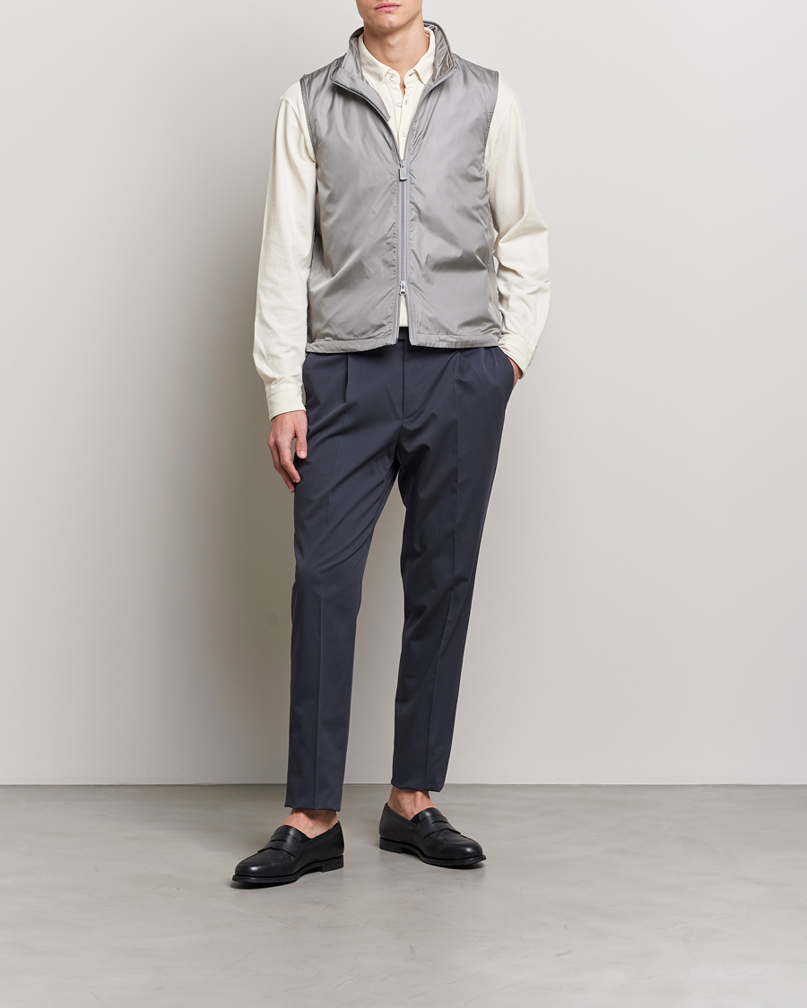 Herre | Veste | Aspesi | Vernes Nylon Gilet Grey